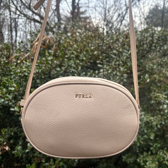 Furla Handbags - Furla Leather Crossbody Bag